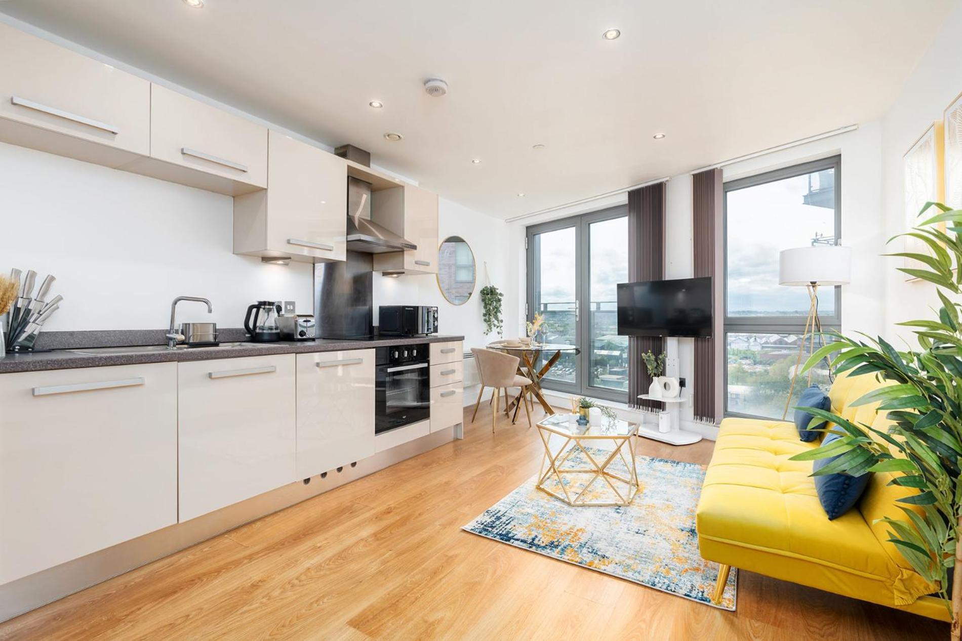 Exclusive Apartment - City Centre - Free Parking -Wifi Netflix- Juliet Balcony Leeds  Dış mekan fotoğraf